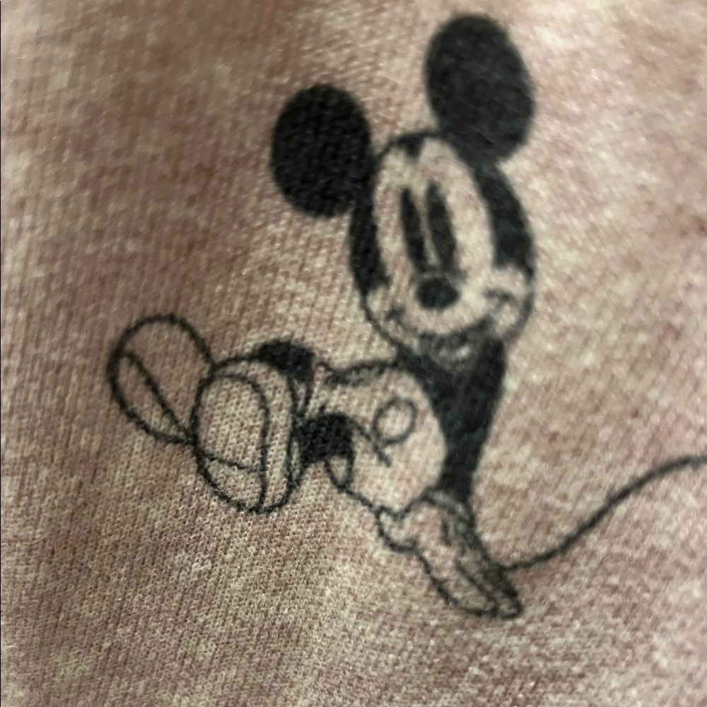 Disney Pink and Black Striped Soft Pajama Jogger Pants W Pockets Small - Picture 3 of 6
